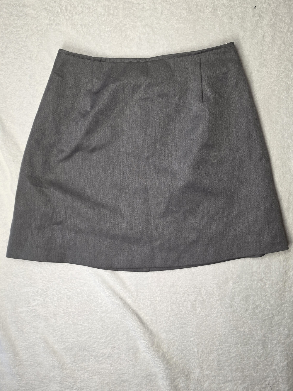 Classic Gray A-Line Skirt - Women's
